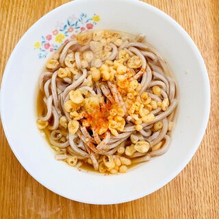 天かす蕎麦